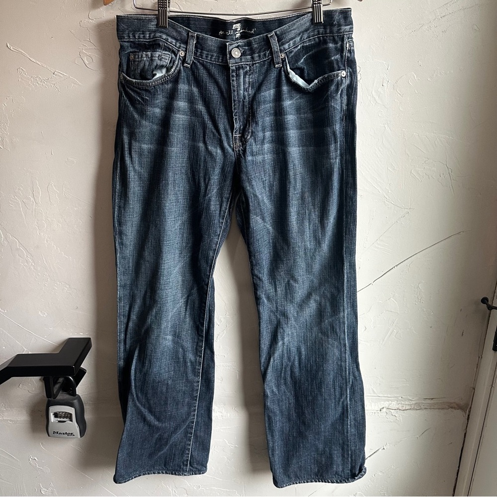 7 For All Mankind Men's Bootcut Jeans - Indigo
